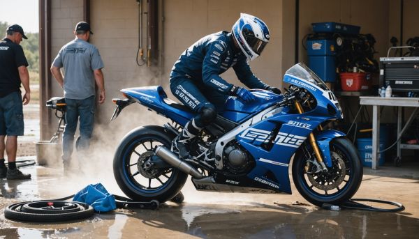 Comment nettoyer sa moto après une course